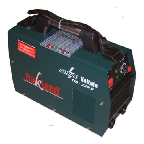 Imagen 3 de 3 de Soldadora inverter Oakland SP-200 verde 110V/220V
