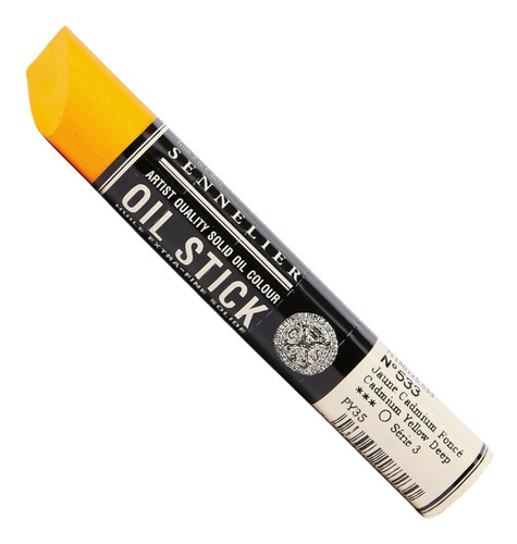 Bastão De Tinta Óleo Sennelier 38ml S3 Cadmium Yellow Deep