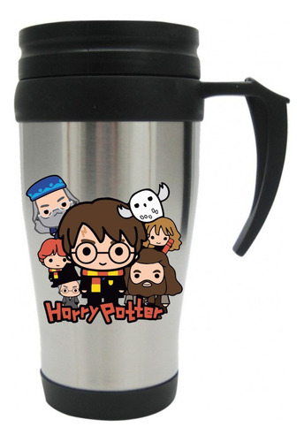 Vaso Viajero Metalico Harry Potter Art Mugs Gt