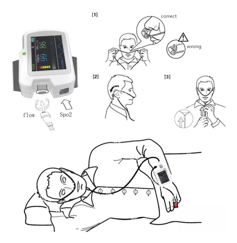 Monitor Apnea Del Sueño Con Software Rs01 Contec