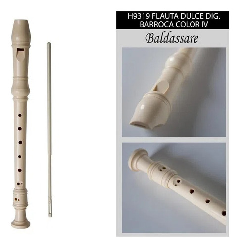 Flauta Dulce Soprano Baldassare - Digitación Barroca