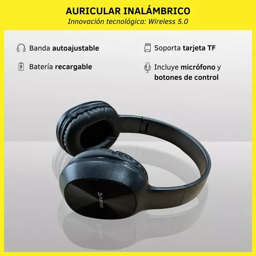 Auriculares Inalambrico Bluetooth Plegables Sd Usb Microfono