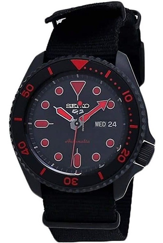 Seiko Srpd83 5 - Reloj Deportivo Para Hombre, Color Negro,