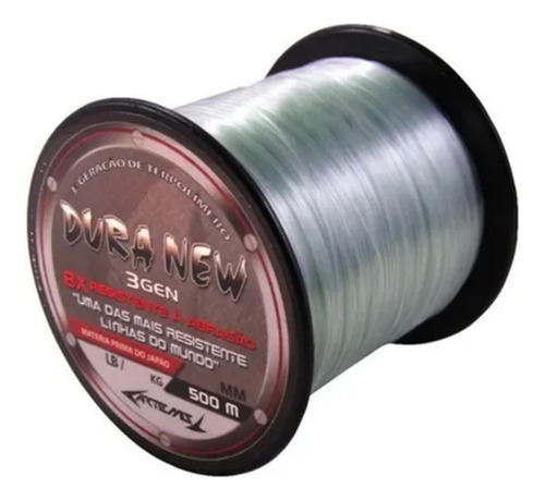 Linha Duranew 0.40mm 500m Monofilamento Nova Duranium Cores Cor Dust Green