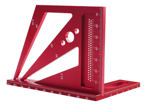 Regla De Medición Métrica/pulgada, Aleación De Aluminio, Mej