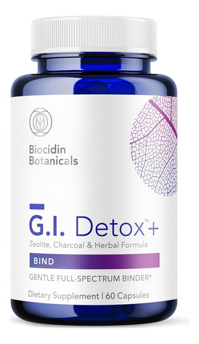 G.i. Detox+limpieza Intestinal, Eliminación De Toxinas, 60 Sin Sabor