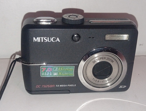 Câmera Digital Antiga Mitsuca 7.0 Megapixels Dc7325br + Capa (Usado)