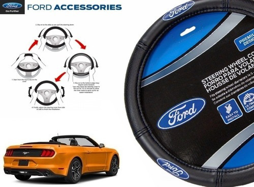 Funda Cubre Volante Ford Mustang Convertible 5.0 2015 A 2018