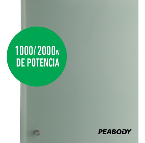 Panel calefactor eléctrico Peabody PE-VQM20 blanco 220V