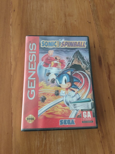 Sonic Spinball Americano Na Caixa