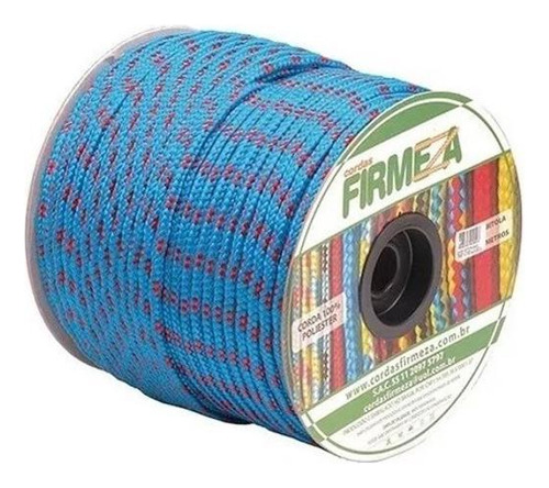 Corda Poliéster 12mm 50m Resistente Azul