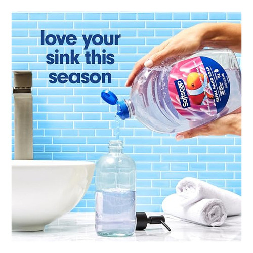 Recambio De Jabón De Manos Líquido Transparente Softsoap,