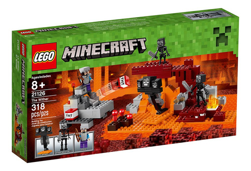 Lego Minecraft El Wither Set 21126 Para Crear Aventura