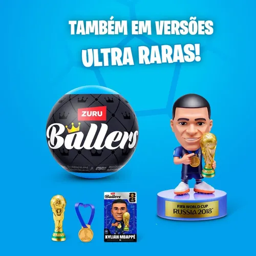 Boneco Surpresa Ballers Copa Do Mundo Fifa 2026 Zuru Candide