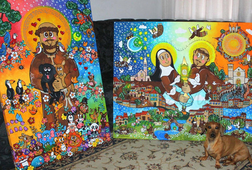 Imagem 1 de 10 de Quadros Personalizados Andreza Katsani, Sua História Em Arte