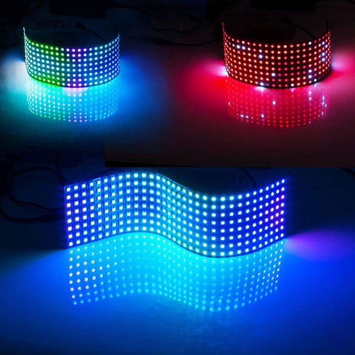 Pantalla Led Pixels Matrix Ws2812b Dream Color 16 X 16 Cm