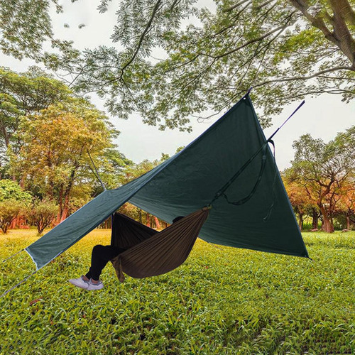 Lona Liviana Para Carpa Impermeable, Fuerte Verde Oscuro