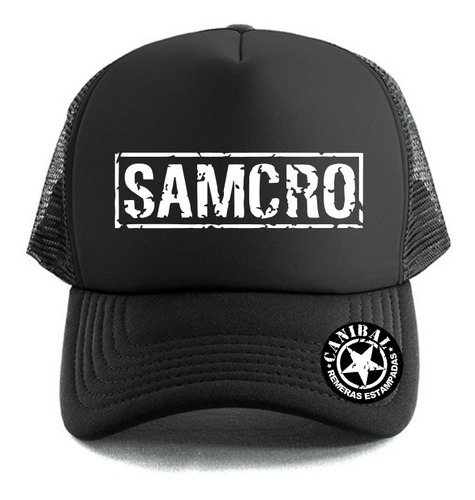 Gorras Trucker Samcro Sons Of Anarchy Logo Remeras Canibal