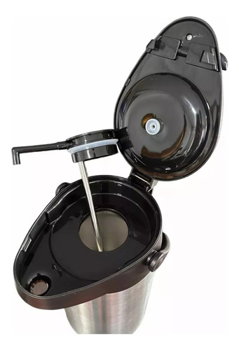 Termo Bomba Termo Cifon De Acero Inoxidable 4 Litros A Bomba Gris
