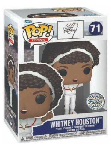 Funko Icons Whitney Houston (super Bowl) 71 Special Edition