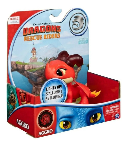 Dragones Figura Aggro Dragons Rescue Pelicula Coleccion Edu