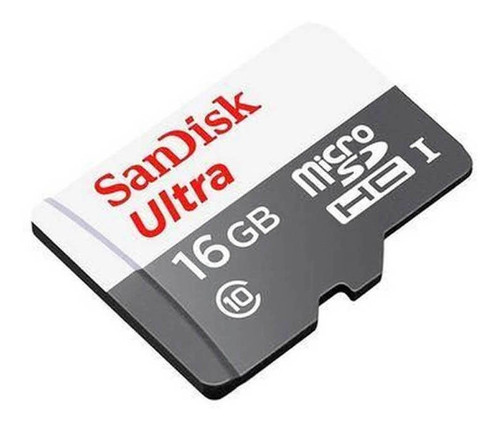 Cartão De Memória Sandisk Micro Sdhc Ultra 16gb 80 Mb/s