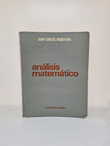 Analisis Matematico - Juan Carlos Maquieira (usado) 