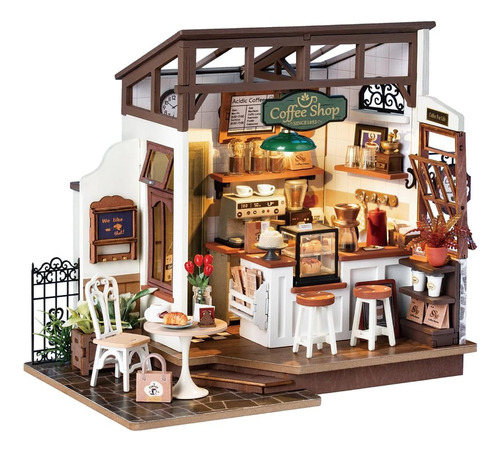 Kit De Casa En Miniatura Para Manualidades En Madera