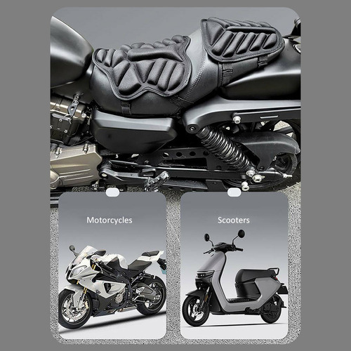 Cojín De Asiento De Moto, Funda 3d Para Asiento De Moto