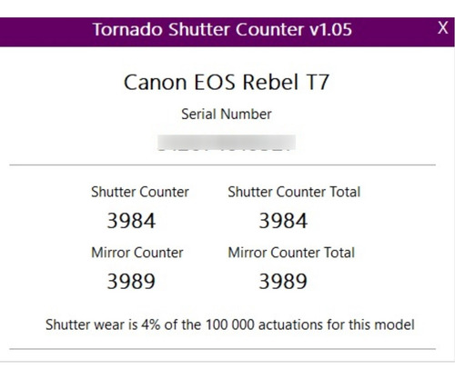 Camara Canon Eos Rebel T7 Color Negro Negro (Usado)