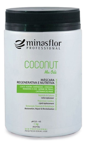Máscara Coconut Mix Oils 1 Kg - Minasflor