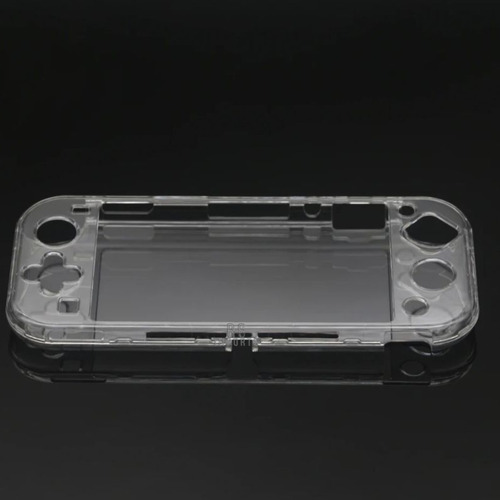 Capa Acrilica Nintendo Switch Lite+ Pelicula Vidro+ 4 Grips