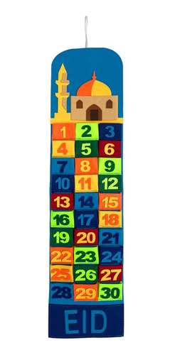Bolsa Para Colgar Con Calendario De Ramadán Y Cuenta Regresi
