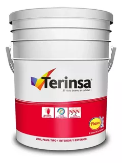 Pintura Vinil Plus Tipo 1 Blanco Puro 95231 1 Gal Terinsa