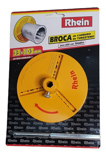 Soporte Plato Y Eje Para Mecha Copa Tungsteno 33-103mm Rhein