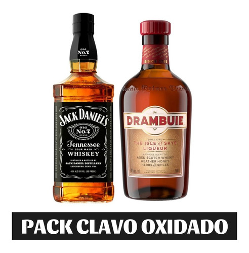 Pack Clavo Oxidado Americano Drambuie - Jack Daniels N°7