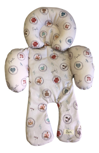 Reductor Huevito Bebe Cochecito Universal Reversible Algodon Caritas