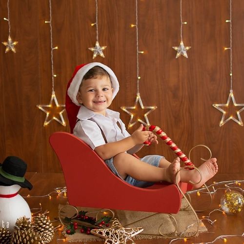 Treno Acompanhamento Infantil Ensaio Props Cenário De Natal | Parcelamento sem juros Treno Acompanhamento Infantil Ensaio Props Cenário De Natal | Parcelamento sem juros