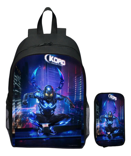 Mochila Escolar Infantil De 16 Pulgadas Blue Beetle Blue Bee