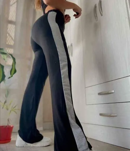 Pantalon Con Franja Al Costado De Mujer MercadoLibre