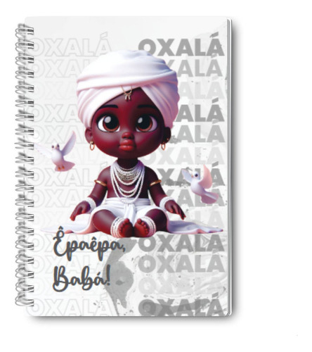 Caderno Capa Dura A5 Orixás - 100 Folhas