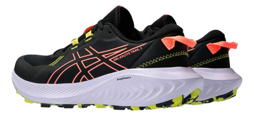 Tenis Asics Mujer Exicte Trail 2 Negro Trail Running