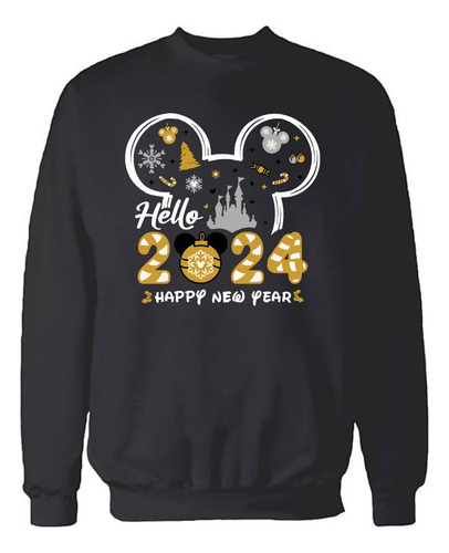 Buzos Happy New Year Mickey Mouse Disney Feliz Año Nuevo