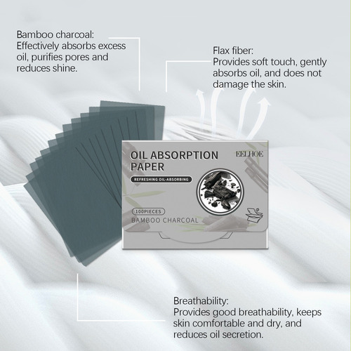 Papel Absorvente De Óleo De Carvão De Bambu Jingshuang