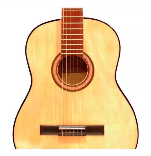 Guitarra Criolla Clasica Con Funda Y Puas Varios Colores