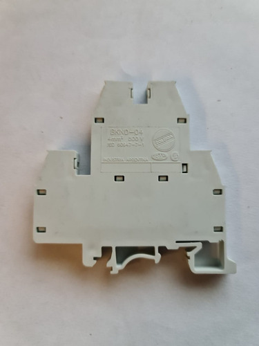 Imagen 1 de 4 de Borne Doble Piso 4/6mm2 Zoloda Bknd-04 X 10u
