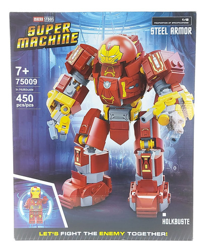 Iron Man Steel Armor Bloques Para Armar