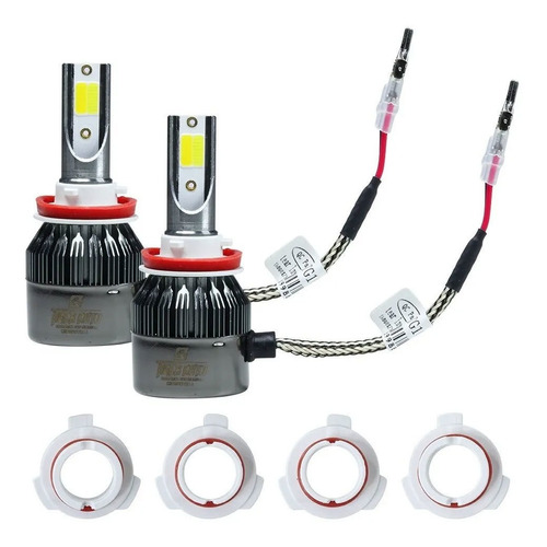 Super Led H8 H11 Hb3 Hb4 Dual Color 6000k/3000k Tiger 2200 L