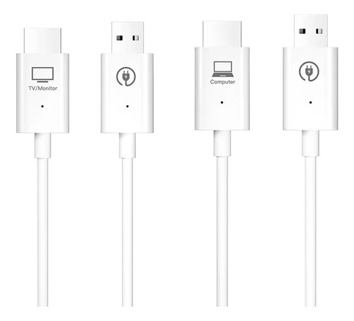 Transmissor E Receptor De Vídeo Hdmi Sem Fio De 50m E Adapta