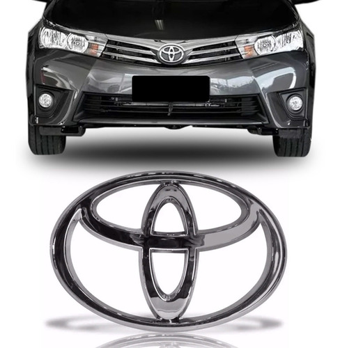 Emblema Da Grade Cromado Toyota Corolla 2015 2016 2017